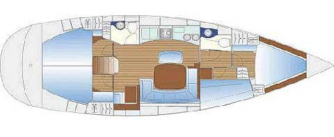 парусная яхта Irina, план